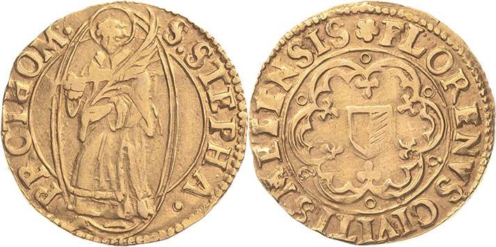 Frankreich-Metz, Stadt
 Goldgulden o.J. (um 1619/1620) Mit kleinem Wappen im Re...