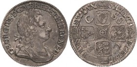 Großbritannien
George I. 1714-1727 Shilling 1723, London Spink 2647 Feine Patina, fast vorzüglich/vorzüglich