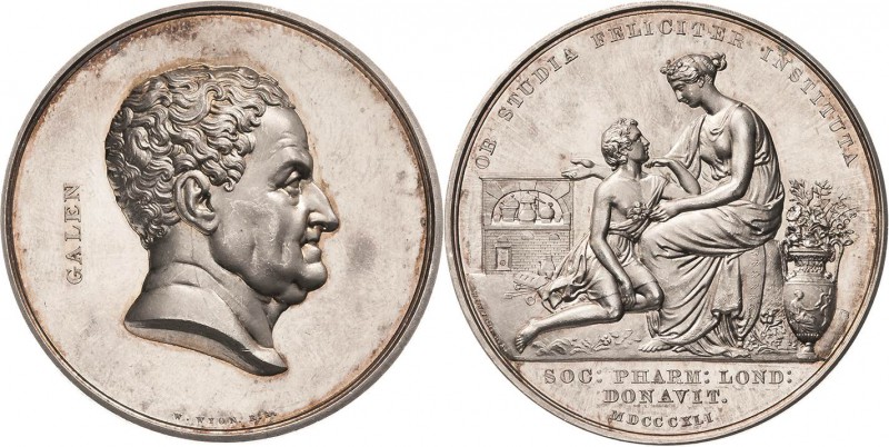 Großbritannien
Victoria 1837-1901 Silbermedaille 1841 (W. Wyon) Preismedaille d...