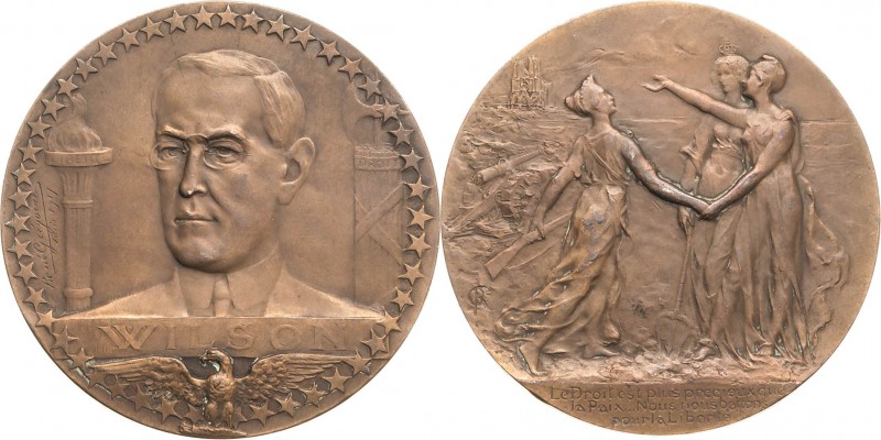 Vereinigte Staaten von Amerika
 Bronzemedaille 1917 (Gregoir) Auf den Eintritt ...
