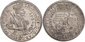 Habsburg
Erzherzog Leopold V. 1619-1632 Taler 1632, Hall Voglhuber 183/IV Davenport 3338 M./T. 491 Avers kl. Kratzer, vorzüglich-prägefrisch