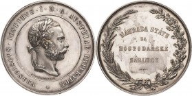Kaiserreich Österreich
Franz Joseph I. 1848-1916 Silbermedaille o.J. (J. Tautenhayn) Staatpreis für Landwirtschaftliche Verdienste. Brustbild nach re...
