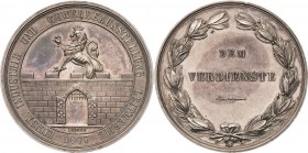 Kaiserreich Österreich
Franz Joseph I. 1848-1916 Silbermedaille 1877 (Leisek) Verdienstmedaille der Kunst-, Industrie- und Gewerbe-Ausstellung in Lei...