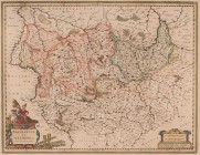 Deutschland Braunschweig und Magdeburg
 Altcolorierter Kupferstich o.J. (ca. 1650) (Janssonius, Amsterdam) "BRVNSWYCK ET MEYDEBVRG com terris adjacen...