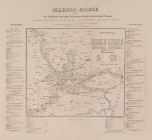 Deutschland Augsburg
 Lithographie 1838 (A. Chirard) Marsch-Karte für die bei Augsburg ins Lager rückenden königlich bayerischen Truppen mit Angabe d...