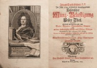 Deutsche Numismatik
Köhler, Johann David Im Jahr 1729 wöchentlich herausgegebene historische Münz-Belustigung Erster Theil, Darinnen allerhand merkwü...