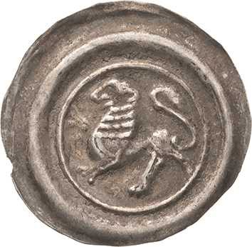 Braunschweig-Lüneburg, Herzogtum
Heinrich der Löwe 1142-1195 Brakteat. Löwe nac...