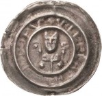 Magdeburg, Erzbistum
Wilbrand von Käfernburg 1235-1254 Brakteat. Brustbild mit Krummstab und Kreuzstab von vorn, WILLEBARN EPISCOPV Mehl 505 Berger 1...