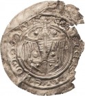 Orlamünde, Grafschaft
Hermann I. 1167-1176 Brakteat, Orlamünde oder Weimar? Romanischer Adler von vorne mit ausgebreiteten Schwingen und nach rechts ...