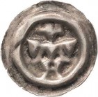 Sachsen-Wittenberg
Albrecht II. 1260-1298 Brakteat Von vorn sitzender Markgraf hält zwei Schilde Slg. Bonhoff - Berger - Bahrfeldt NL Tf. XI, 204 Fd....