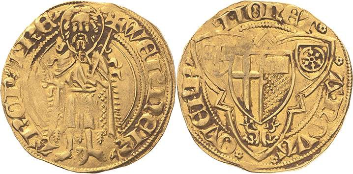 Trier, Erzbistum
Werner von Falkenstein 1388-1418 Goldgulden o.J. (1414-1417), ...