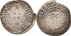 Württemberg
Ludwig I. 1419-1450 Schilling o.J. (nach 1423), Riedlingen Ebner 9 Klein/Raff 13 1.32 g. Selten. Schrötling min. beschnitten, kl. Kratzer...