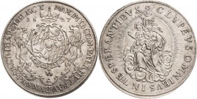 Bayern
Maximilian I., als Kurfürst 1623-1651 1/2 Taler 1627, München Madonna Hahn 104 Beierlein 910 Selten in dieser Erhaltung. Prägefrisch