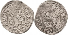 Brandenburg-Preußen
Johann Sigismund 1608-1619 1/24 Taler (Groschen) 1613, HL-Driesen Bahrfeldt 590 Neumann 9.15 Vorzüglich