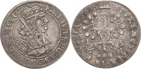 Brandenburg-Preußen
Friedrich Wilhelm, der große Kurfürst 1640-1688 18 Gröscher 1685, HS-Königsberg v. Schrötter 1716 Neumann 11.117 b Vorzüglich...