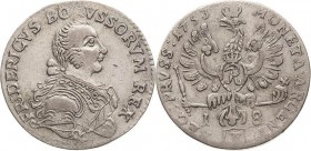 Brandenburg-Preußen
Friedrich II., der Große 1740-1786 18 Gröscher 1753, E-Königsberg Für die Provinz Ostpreußen Olding 185 b Kluge 214.1 v. Schrötte...