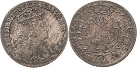 Brandenburg-Preußen
Friedrich II., der Große 1740-1786 6 Kreuzer 1755, B-Breslau Für Schlesien Olding 300 Kluge 298.1 v. Schrötter 1482 Feine Patina,...
