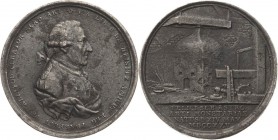 Brandenburg-Preußen
Friedrich Wilhelm II. 1786-1797 Eisengußmedaille 1795 (F. Loos) 70. Geburtstag des Ministers Friedrich Anton Freiherr von Heinitz...