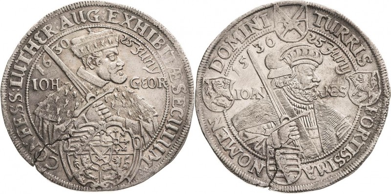 Sachsen-Kurlinie ab 1547 (Albertiner)
Johann Georg I. (1611-) 1615-1656 Taler 1...