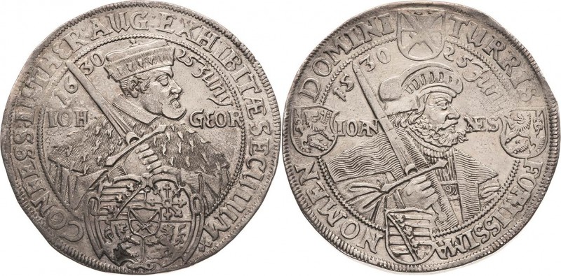 Sachsen-Kurlinie ab 1547 (Albertiner)
Johann Georg I. (1611-) 1615-1656 Taler 1...