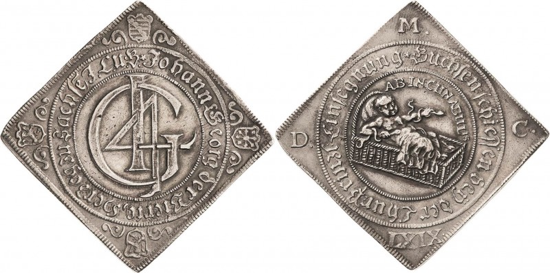 Sachsen-Kurlinie ab 1547 (Albertiner)
Johann Georg II. 1656-1680 Talerklippe 16...