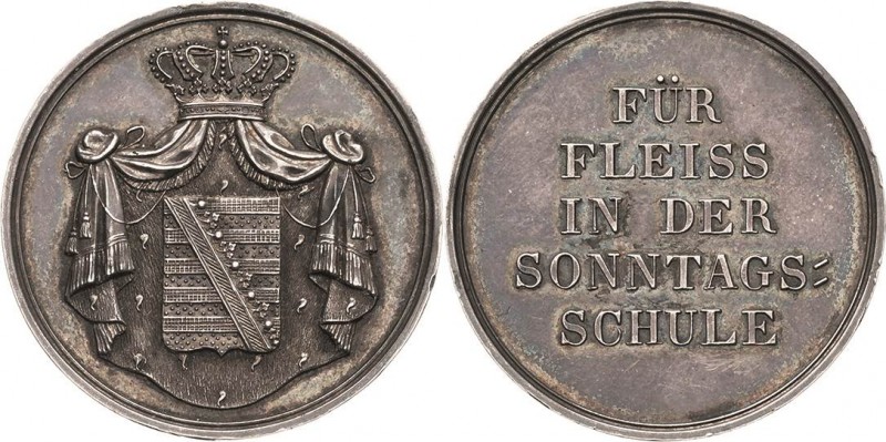 Sachsen-Kurlinie ab 1547 (Albertiner)
Friedrich August III. 1763-1806 Silbermed...