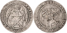 Sachsen-Ernestiner-Gesamthaus 1547-1573
Johann Friedrich I. nach seiner Gefangenschaft 1552-1554 Engelsgroschen (Schreckenberger) o.J. o.Mzz.-Saalfel...