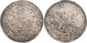 Sachsen-Altenburg 1603-1672
Johann Philipp, Friedrich, Johann Wilhelm, Friedrich Wilhelm II. 1603-1625 Taler 1624, WA-Saalfeld Rv-Umschrift endet ALD...