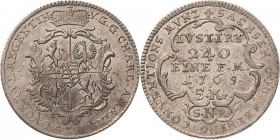 Sachsen-Meiningen
Charlotte Amalie als Vormünderin 1763-1775 5 Kreuzer 1765, SNR-Nürnberg Grobe 166 Slg. Merseburger 3437 Selten in dieser Erhaltung....