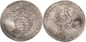 Sachsen-Henneberg
Gemeinschaftsprägung 1692-1702 2/3 Taler 1692, BA-Ilmenau Ausbeute der Grube in Ilmenau. Mit Gegenstempel des Fränkischen Kreises H...