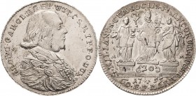 Würzburg-Bistum
Georg Karl von Fechenbach 1795-1802 20 Kreuzer 1795. Helmschrott 961 Kl. Schrötlingsfehler, vorzüglich-Stempelglanz