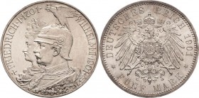 Preußen
Wilhelm II. 1888-1918 5 Mark 1901 A 200 Jahre Königreich Jaeger 106 Prachtvolles Exemplar. Fast Stempelglanz/Stempelglanz