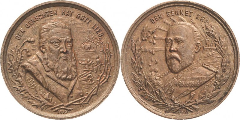 Südafrika
 Bronzemedaille 1899. Deutsche Spott-Medaille auf den 2. Burenkrieg. ...