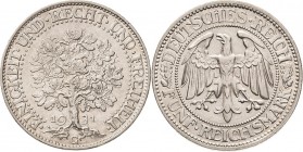Gedenkausgaben
 5 Reichsmark 1931 G Eichbaum Jaeger 331 Kl. Kratzer, fast vorzüglich/vorzüglich