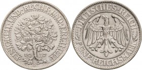 Gedenkausgaben
 5 Reichsmark 1932 F Eichbaum Jaeger 331 Vorzüglich