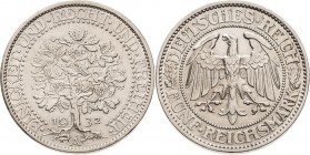 Gedenkausgaben
 5 Reichsmark 1932 A Eichbaum Jaeger 331 Vorzüglich