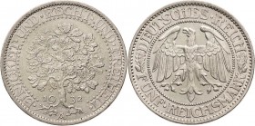 Gedenkausgaben
 5 Reichsmark 1932 A Eichbaum Jaeger 331 Fast vorzüglich
