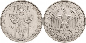 Gedenkausgaben
 5 Reichsmark 1929 E Meißen Jaeger 339 Vorzüglich/vorzüglich-Stempelglanz