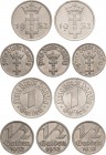 Danzig
Lot-5 Stück 1 Gulden - 1932 (2x) und 1/2 Gulden - 1932 (3x) Sehr schön-vorzüglich+