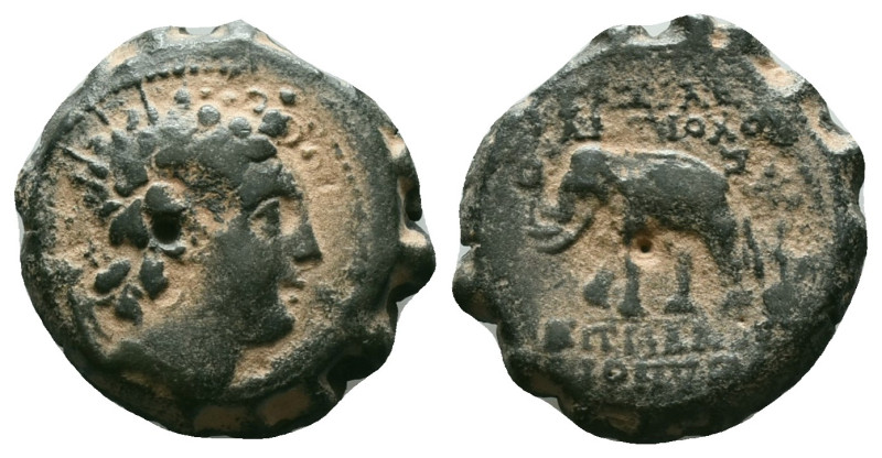 Greek Seleukid Kings, Antiochos VI (144-141 BC). Reference : "Repatinated" Condi...