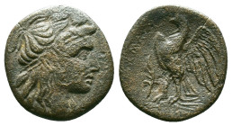 Greek Coins. 4th - 1st century B.C. AE Reference : Condition: Very Fine

 Weight: 3.84 gr. Diameter: 17.5 mm.