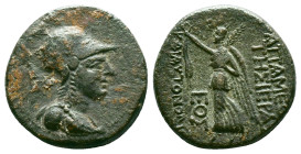 Greek Coins. 4th - 1st century B.C. AE Reference : Condition: Very Fine

Weight: 7.66 gr. Diameter: 20.8 mm.