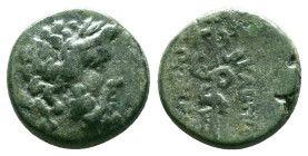 Greek Coins. 4th - 1st century B.C. AE Reference : Condition: Very Fine

 Weight: 3.54 gr. Diameter: 14.1 mm.