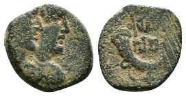 GREEK KINGS OF NABATEA. Aretas IV (9 BC-40 AD Reference : Condition: Very Fine

 Weight: 2.94 gr. Diameter: 14.8 mm.