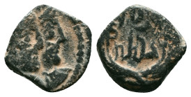 Greek Coins. 4th - 1st century B.C. AE Reference : "Repatinated" Condition: Very Fine

 Weight: 2.23 gr. Diameter: 12.8 mm.