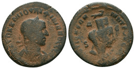 Roman Provincial SYRIA, Seleucis and Pieria. Antioch. Philip II. 244-249 AD. AE Reference : "Repatinated" Condition: Very Fine

 Weight: 12.5 gr. Di...