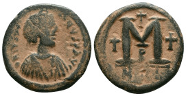 Byzantine Coins. Circa 7th – 12th Century. Reference : "Repatinated" Condition: Very Fine

 Weight: 15.3 gr. Diameter: 28.2 mm.