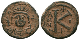 Byzantine Coins. Circa 7th – 12th Century. Reference : "Repatinated" Condition: Very Fine

 Weight: 7.89 gr. Diameter: 25.8 mm.