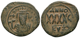 Byzantine Coins. Circa 7th – 12th Century. Reference : "Repatinated" Condition: Very Fine

 Weight: 10.4 gr. Diameter: 33.0 mm.