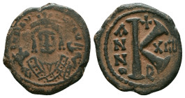 Byzantine Coins. Circa 7th – 12th Century. Reference : "Repatinated" Condition: Very Fine

 Weight: 5.60 gr. Diameter: 21.1 mm.